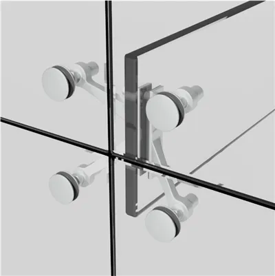 Spider glazen gordijnwandsysteem